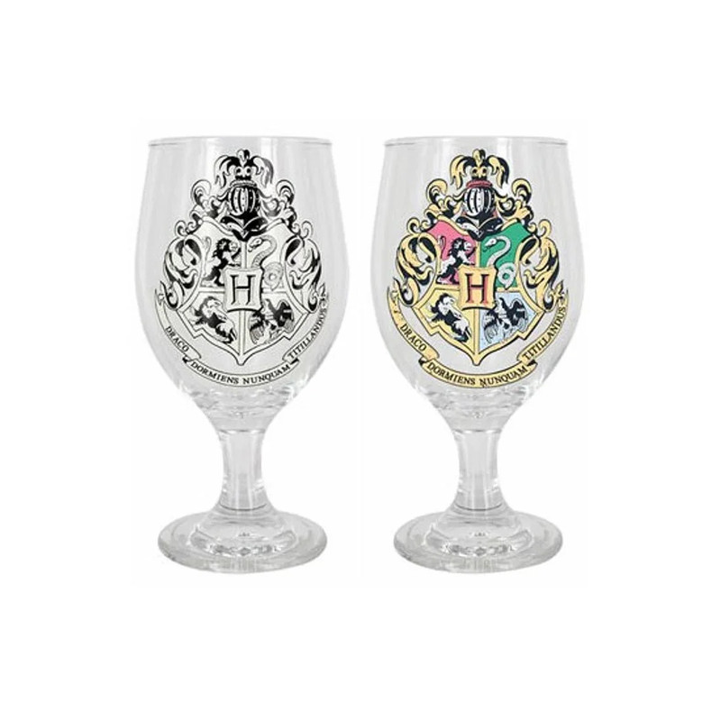 Harry Potter -  Hogwarts Colour Change Water Glass V2 - كأس